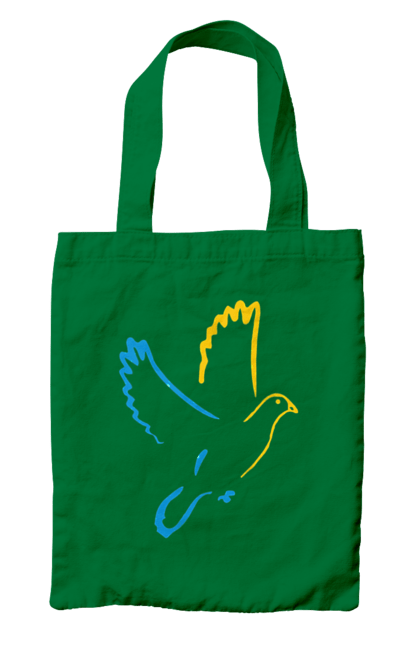 Сумка з принтом "Голуб миру". Голуб миру, мир, перемога україни, україна. 2070702