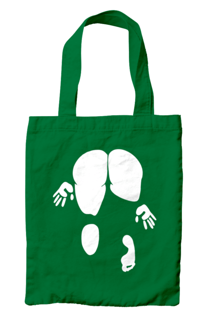 Сумка с принтом Девушка вид з зади. Вид з зади, девушка, девушка раком, пошлая, прикольная, юмор. 2070702