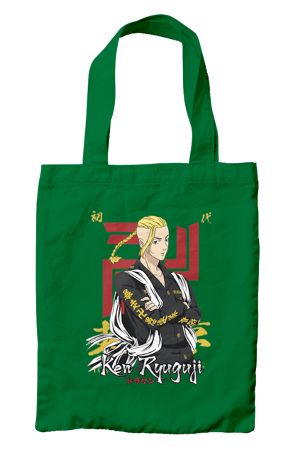 Bag with prints Tokyo Revengers Draken. Anime, draken, ken ryuguji, ken-chin, manga, serial, tokyo manji gang, tokyo revengers. 2070702