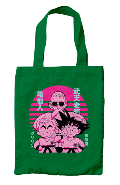 Bag with prints Dragon Ball Maestro Roshi. Anime, dragon ball, manga, master roshi, muten roshi. 2070702