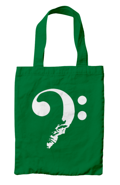 Сумка з принтом "Череп (у чому сенс життя)". Життя, знак питання, лікар, лікарня, після смерті, сенс життя, смерть, череп, що далі. 2070702