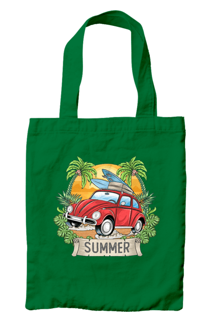 Сумка з принтом "Літо, Машина І Пальми". Відпочинок, літо, машина, пальми. 2070702