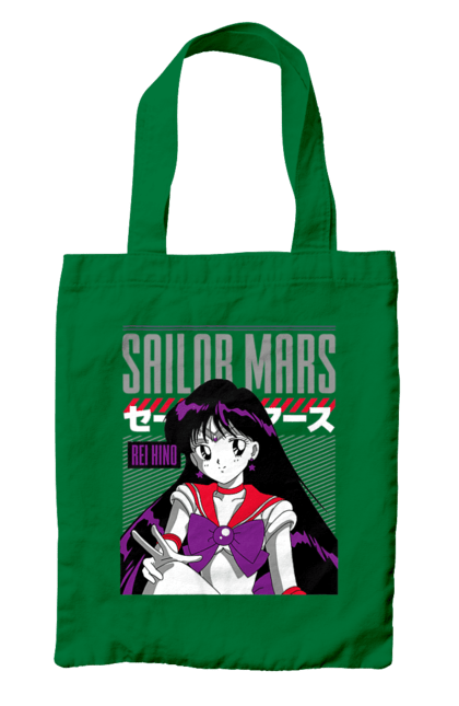 Сумка с принтом Сейлор Мун Марс. Rei hino, sailor moon, аниме, драма, махо-сёдзё, рэй хино, сейлор марс, сейлор мун, сериал. 2070702