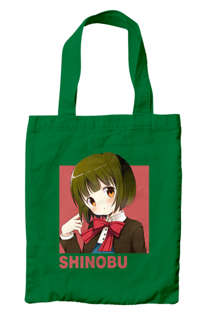 Bag with prints Kiniro Mosaic Shinobu Omiya. Anime, gold mosaic, kiniro mosaic, kinmoza, manga, shinobu, shinobu omiya. 2070702