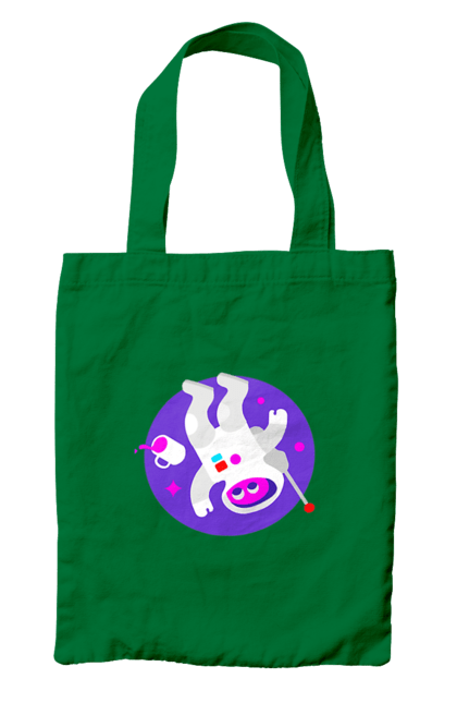 Сумка з принтом "Космічний програміст". Angular, c, css, html, it, javascript, jquery, php, python, react, svelt, vue, айтишник, айті, гумор, код, кодувати, прогер, програміст, програмісти, ти ж, ти ж програміст, тиж програміст. 2070702