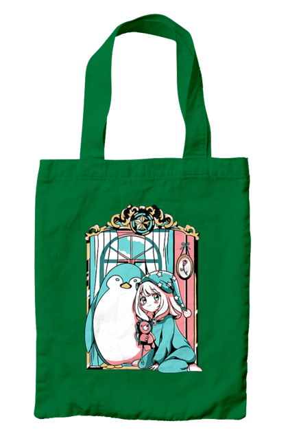 Bag with prints Spy x Family Anya. Anime, anya, loid, manga, spy x family, yor. 2070702
