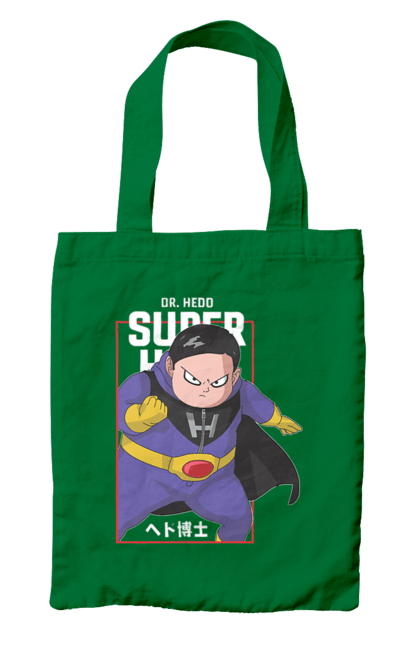 Bag with prints Dragon Ball Dr. Hedo. Anime, dr. hedo, dragon ball, goku, manga, tv series, vegeta. 2070702