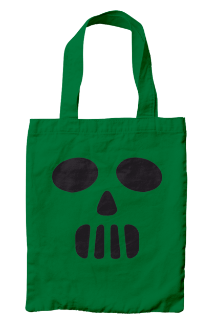 Bag with prints Halloween pumpkin face. Costume, halloween, holiday, october, october 31, pumpkin, scary, sweets, trick or treat. 2070702