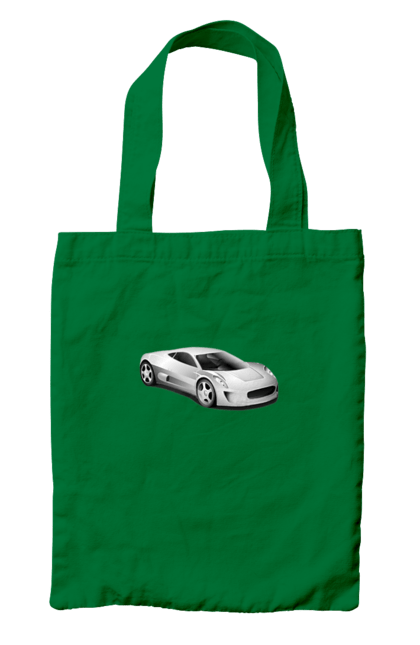 Сумка з принтом "Авто.1". Авто, графіка, спортивне авто, фото, чорно-біле зображення. 2070702