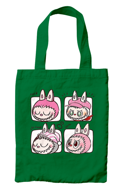 Bag with prints Labubu. Labubu, toys, weird cute. 2070702