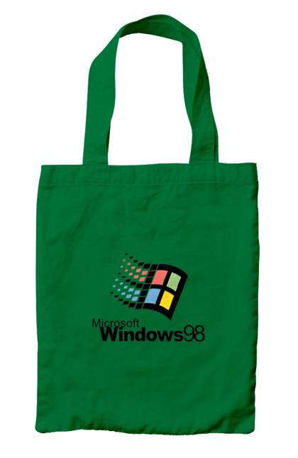 Сумка з принтом "Windows98". Angular, c, css, html, it, javascript, jquery, php, python, react, svelt, vue, айтишник, айті, гумор, код, кодувати, прогер, програміст, програмісти, ти ж, ти ж програміст, тиж програміст. 2070702