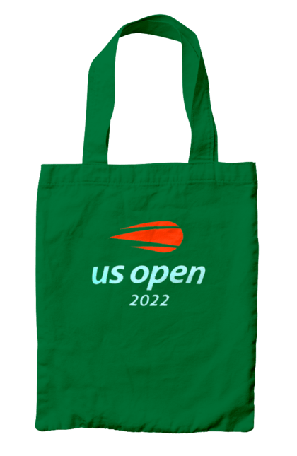 Сумка з принтом "Тенісний турнір US Open 2022". Великий теніс, відкритий чемпіонат, гравці, м`яч, нью йорк, призовий фонд, ракетка, турнір на ґрунті, хард, чемпіонат америки. aslan