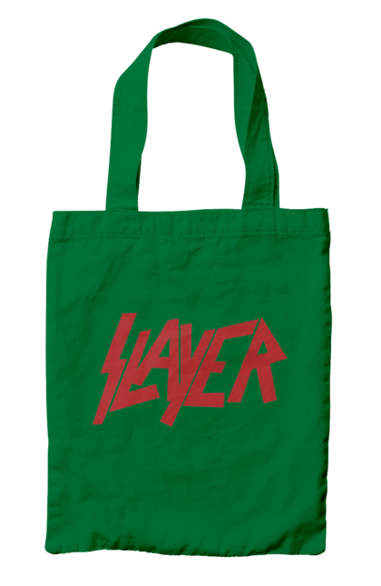 Bag with prints Slayer. Groove metal, group, metal band, music, nu metal, scull, slayer, speed metal, thrash metal. 2070702