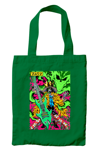 Bag with prints One Piece Brook. Anime, brook, manga, one piece, soul king, straw hat pirates. 2070702