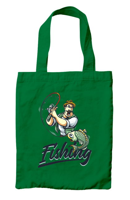 Сумка з принтом "Рибалка, літо". Відпочинок, літо, рибалка. 2070702