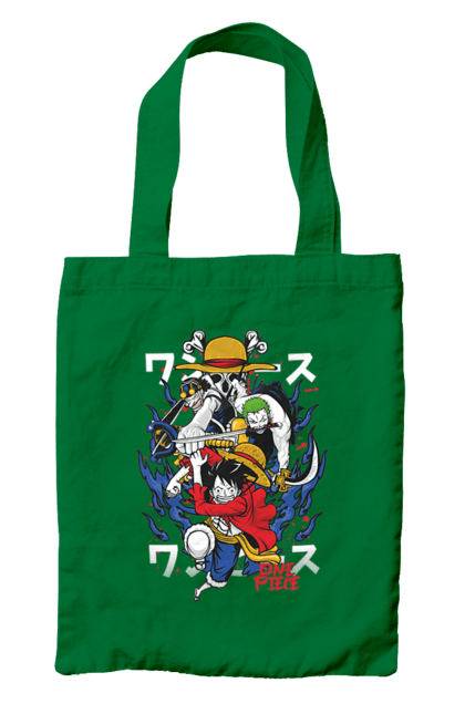 Bag with prints One Piece Luffy. Anime, luffy, manga, monkey de luffy, one piece, pirates. 2070702