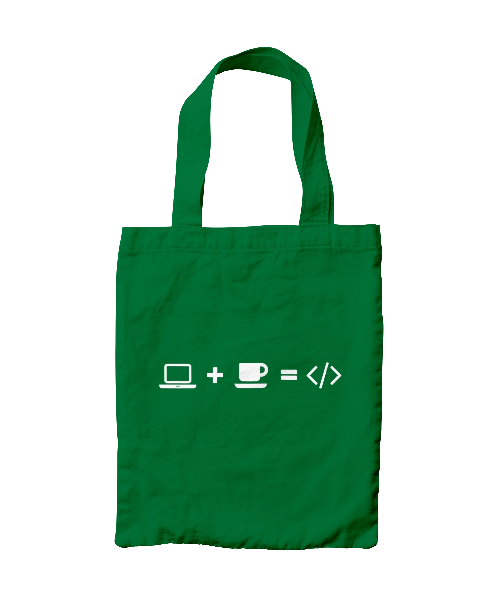 Computer plus coffee equals code