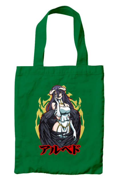 Bag with prints Overlord Albedo. Albedo, anime, lord, overlord, tv series. 2070702