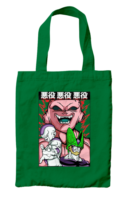 Bag with prints Dragon Ball Majin Buu. Anime, antagonist, dragon ball, majin buu, manga, tv series. 2070702