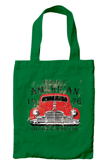 Сумка з принтом "Машина вінтаж, 1976". 1976, вінтаж, машина. 2070702