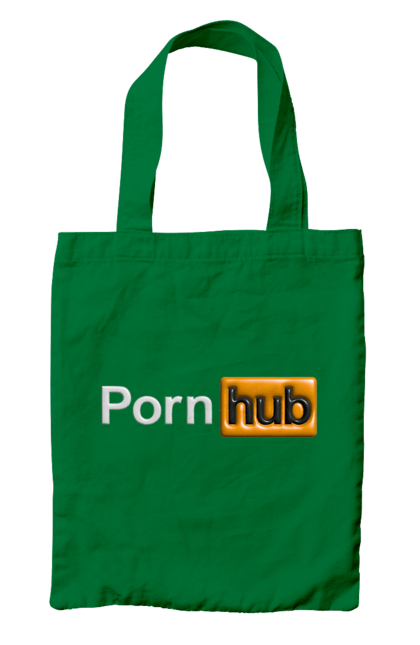 Сумка з принтом "Порно Хаб". Гумор, логотип порнохаб, молодіжна, порно хаб, порнхаб. 2070702