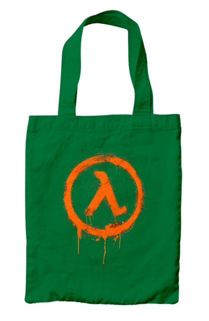 Bag with prints Half Life. Computer game, game, gamer, half life, mission, network game, now, passed, playstation, plot, rubilovo, sierra studios, stage. 2070702