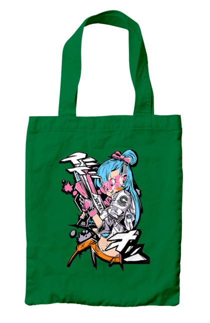 Bag with prints Dragon Ball Bulma. Anime, bulma, dragon ball, goku, manga, tv series, vegeta. 2070702