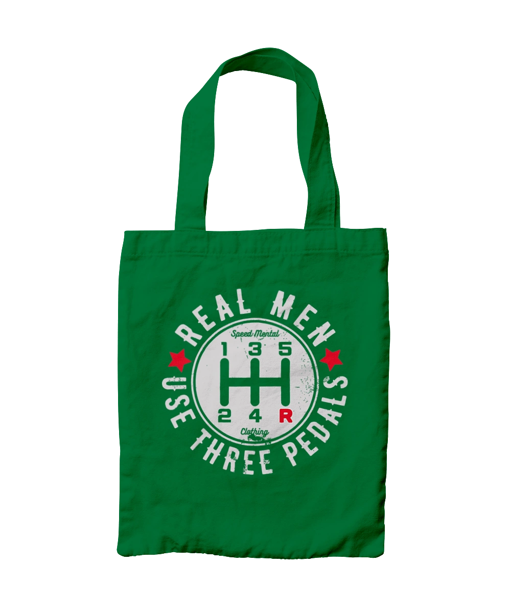 Real men use three pedals