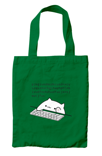 Сумка з принтом "Програміст". Css, html, javascript, jquery, php, python, react, svelt, айті, актуальне, кодувати, програміст. 2070702