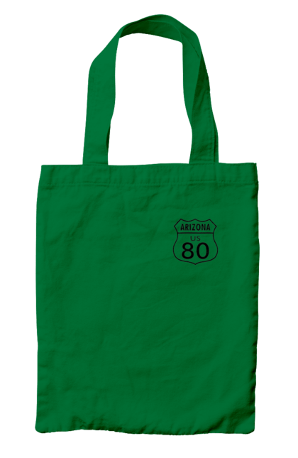 Сумка з принтом "Route 80". Байк, байкер, байкер клуб, брат, брати, брутал, гарячий асфальт, гарячий кінь, гарячий стрижень, дорога 50, дорога 66, дорога 80, дороги америки, дороги україни, жага швидкості, клуб байкерів, мотоцикл, мотоцикліст, справжній чоловік, чувак, швидкість. 2070702