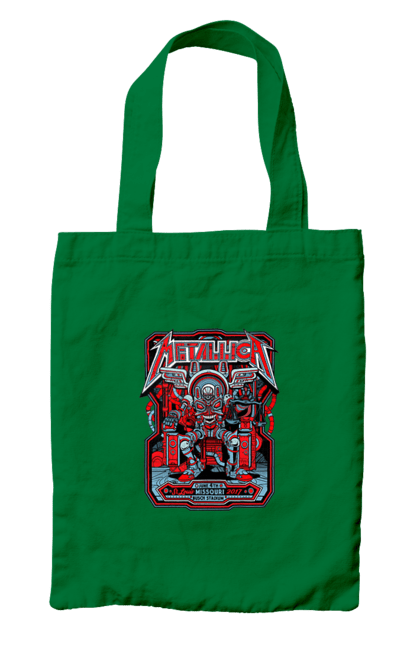 Bag with prints Metallica. Hard rock, heavy metal, metallica, music, rock band, speed metal, thrash metal. 2070702