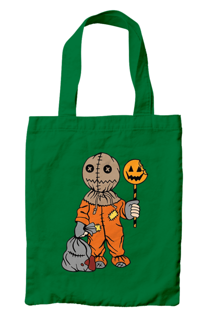 Bag with prints Halloween. Costume, halloween, holiday, october, october 31, pumpkin, sweets, trick or treat. 2070702