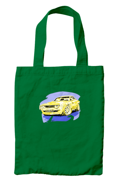 Bag with prints Ukrainian sports car. Machine, machine art, power, speed, sports car, ukrainian car. 2070702