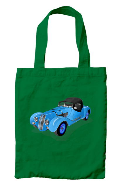 Bag with prints Car. Auto, car, classic, old, old machine. 2070702