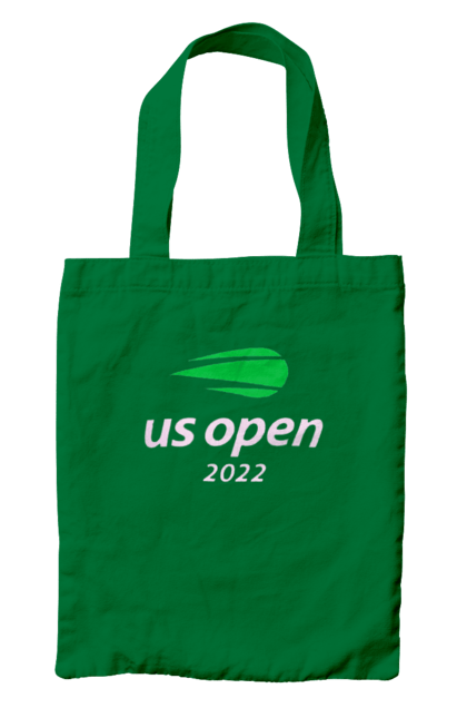 Сумка з принтом "Тенісний турнір US Open 2022". Великий теніс, відкритий чемпіонат, гравці, м`яч, нью йорк, призовий фонд, ракетка, турнірна сітка, хард, чемпіонат америки. 2070702