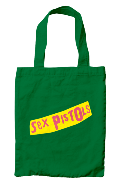 Bag with prints Sex Pistols. Group, music, punk, punk revolution, punk rock, rock, sex pistols. 2070702