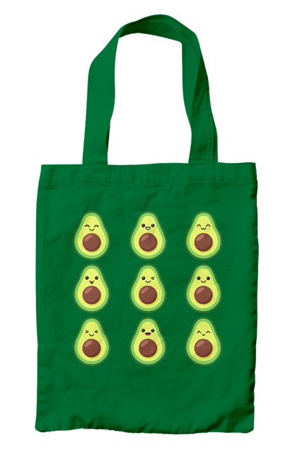 Сумка з принтом "Настрій Авокадо". Авокадо, емоції, їжа. 2070702