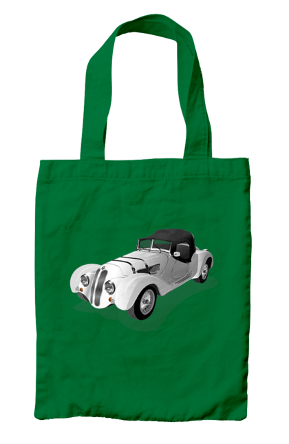 Bag with prints Car. Auto, car, classic, old, old machine. 2070702