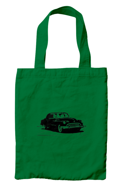 Сумка з принтом "Авто.6". Авто, графіка, малюнок, ретро авто, чорно-білий. 2070702