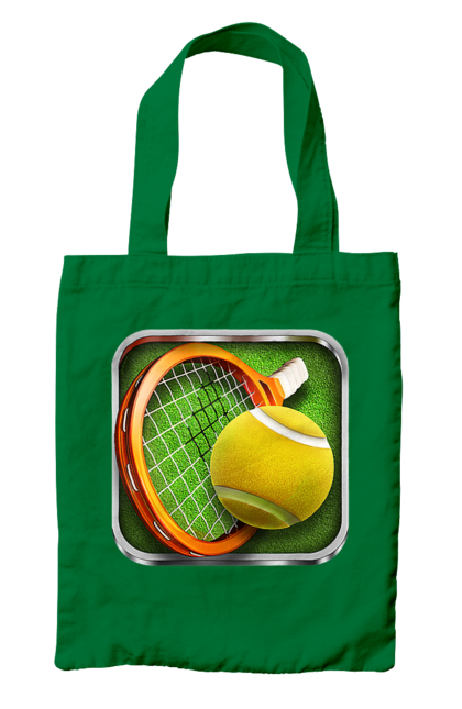 Сумка с принтом Теннис. Большой теннис, игроки, лондон, мяч, призовой фонд, ракетка, спонсор, турнир на грунте, турнир на траве, турнирная сетка. 2070702