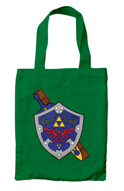 Bag with prints The Legend of Zelda. Action movie, adventure, arcade, game, legend of zelda, nintendo, quest, shigeru miyamoto, video game, zelda. 2070702