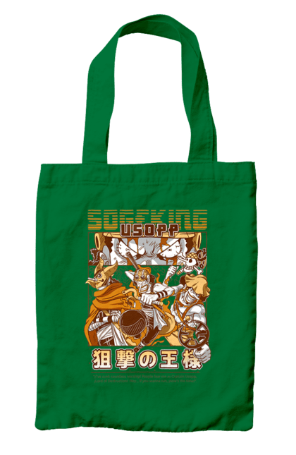 Bag with prints One Piece Usopp. Anime, manga, one piece, sniper, straw hat pirates, usopp. 2070702