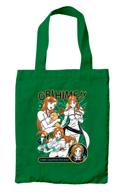 Сумка з принтом "Бліч Іноуе Оріхіме". Anime, bleach, manga, orihime inoue, аніме, бліч, іноуе оріхіме, манга. 2070702