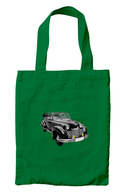 Сумка з принтом "Авто.5". Авто, професійне фото, ретро авто, фото, чорний колір. 2070702