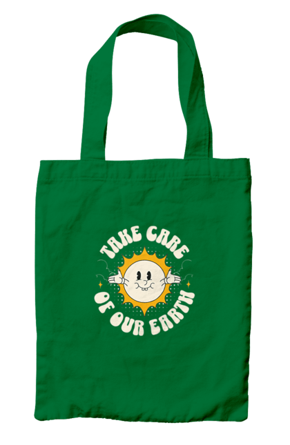 Сумка з принтом "Земля". Бережіть землю, земля, любите природу. 2070702
