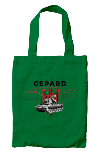 Сумка з принтом "Gepard". F16, gepard, nasams, stinger, zuzana, гаубиця, два герби, залужний, сюзанна. 2070702