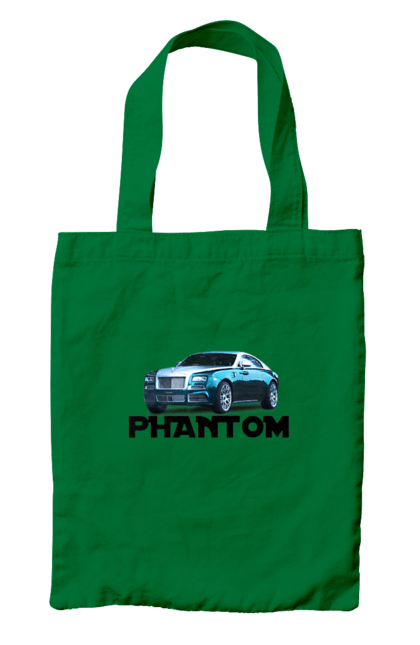 Сумка з принтом "Ролс ройс". Авто, автомобіль, люкс клас, ролс ройс, седан, фантом. 2070702