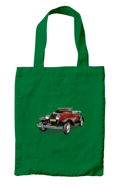 Сумка з принтом "Авто.4". Авто, професійне фото, ретро авто, фото, червона гамма барв. 2070702