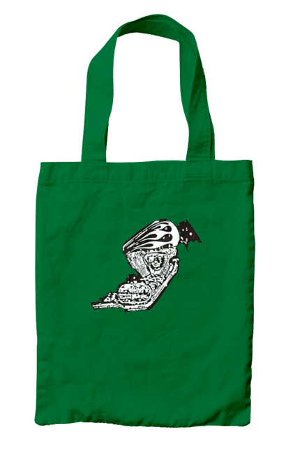 Сумка з принтом "Двигун мотоцикла". Байк, бензобак, двигун мотоцикла, харлей девідсон, циліндри, чопер. 2070702