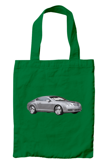 Bag with prints Auto. Auto, car, expensive car, gray car, stylish car. 2070702